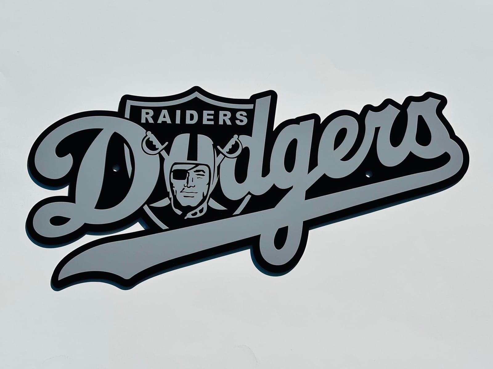 Black & Grey D&R Plaque